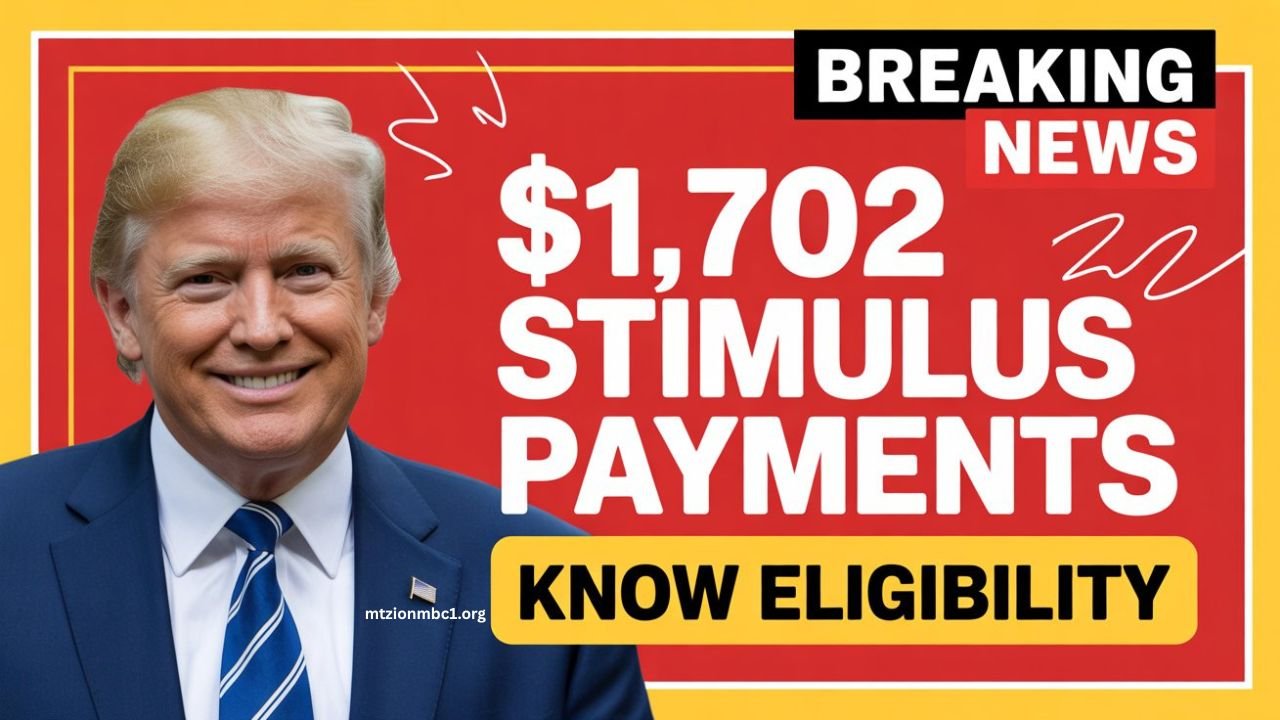 $1,702 Stimulus Payment for Everyone